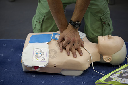 胸壁CPR培训单元稻草服务设备病人震惊应急推介会复苏情况背景