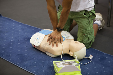 胸壁CPR培训重症讲师心脏病医疗情况应急设备示范药品医护人员背景