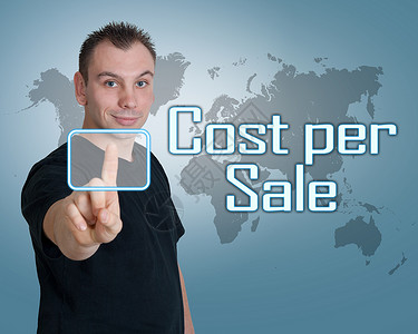 每销售成本方法按钮网络销售量顾客储蓄营销会员网站引擎背景图片