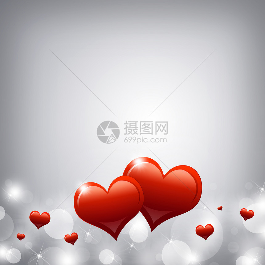 2个红红红心 背景摘要夫妻曲线风格周年艺术礼物框架角落恋情已婚图片