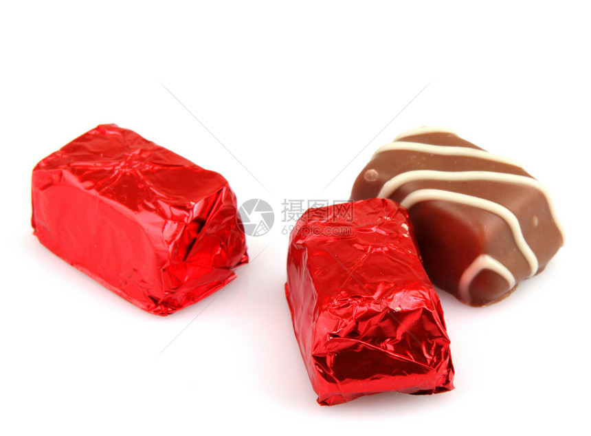 各种精制巧克力欲望小吃礼物营养美食糖果盒子奢华饮食甜点图片
