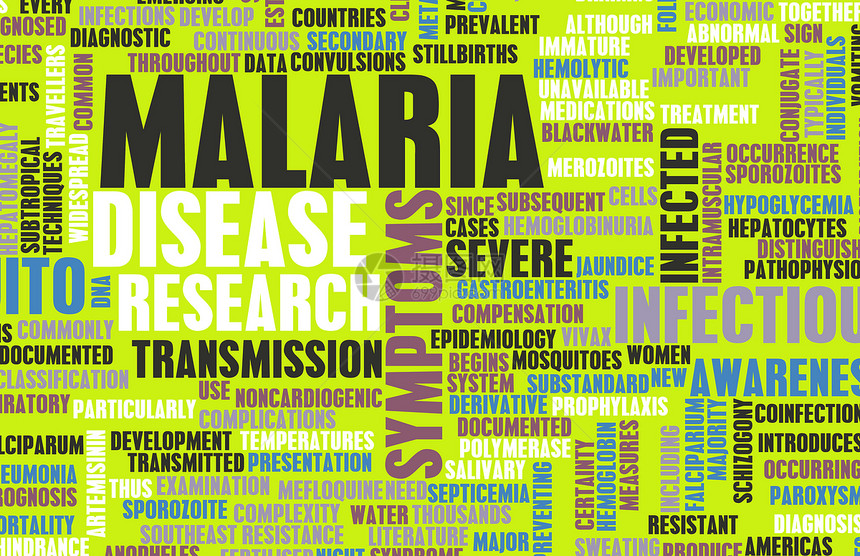 疟疾热带寄生小册子插图伊蚊治疗疼痛药品害虫寄生虫图片