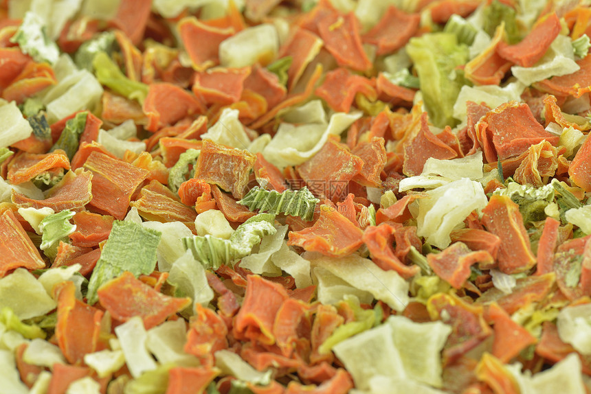 脱水蔬菜调味品橙子绿色萝卜宏观混合物红色芹菜图片