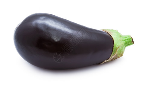 奥贝林健康茄子美食紫色白色营养食物黑色绿色植物高清图片