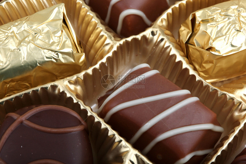 美味巧克力脆饼食物收藏棕色可可白色美食甜点牛奶黑色糖果图片