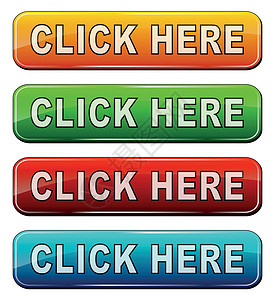Web 按钮插图白色橙子网络网站互联网蓝色商业红色绿色背景图片