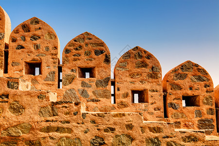 库姆巴加尔堡垒著名的地方拉纳克布尔高清图片