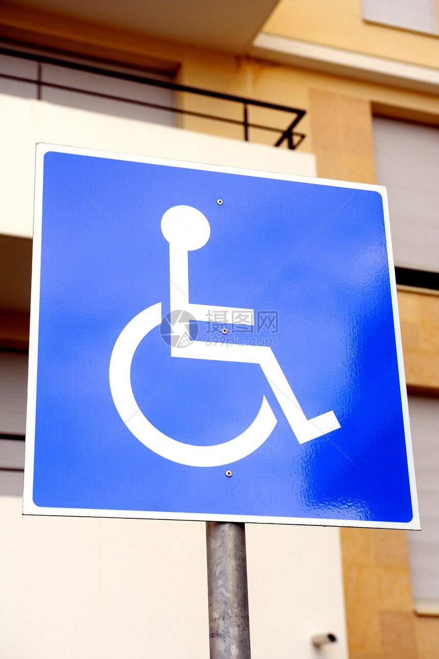 为残疾人士预留的停车位建筑学残障运输商业司机建筑沥青歧视国际轮椅图片
