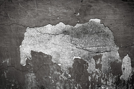 严重损坏的红色石膏墙背景艺术墙纸石头建筑拉丝羊皮纸材料背景图片