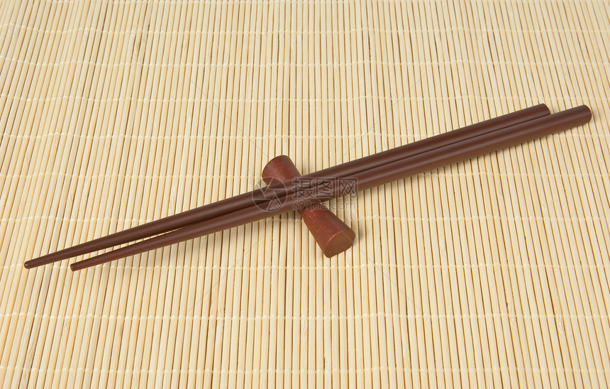 筷子文化竹子棕色木头图片