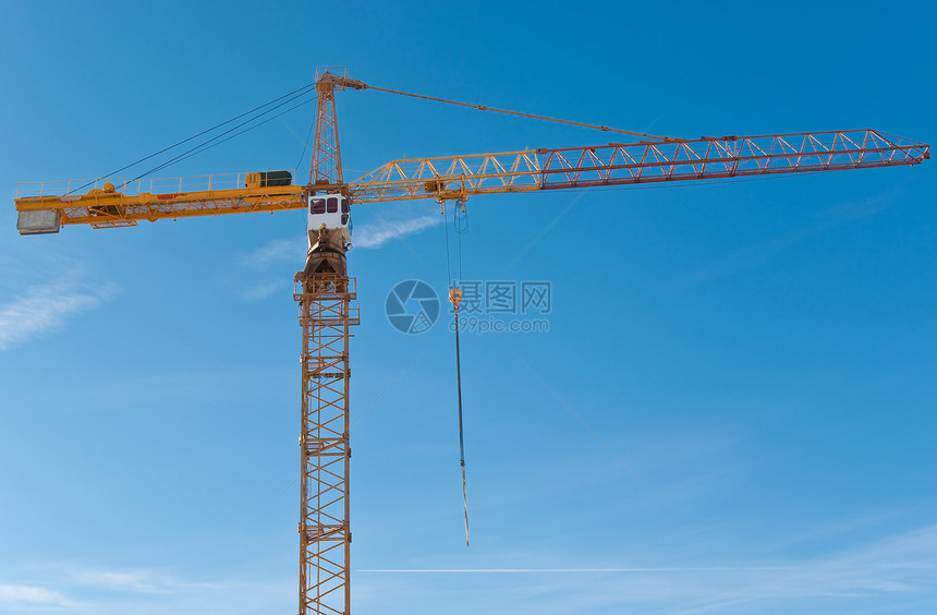 起落架技术绞盘起重机工业水平电梯机械黄色天空建筑图片