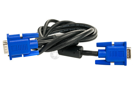 电缆绳索金属视频白色显卡蓝色插头背景图片