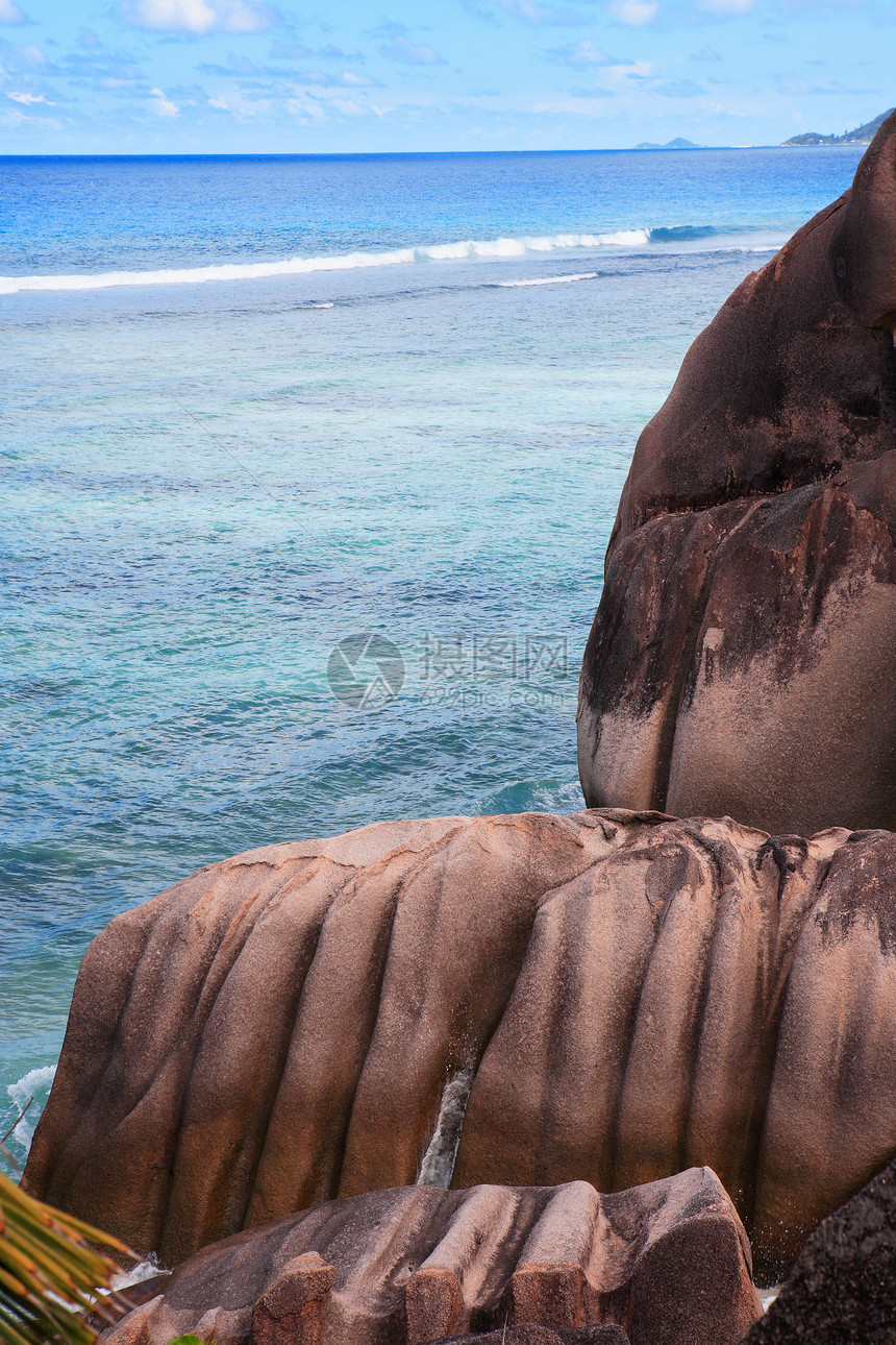 anse 源 dargent花岗岩风景海洋地标外观目的地旅行巨石岩石地方图片