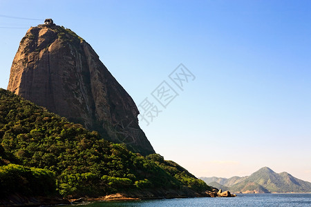 糖面包风景海洋旅行地方目的地海滩地标背景图片