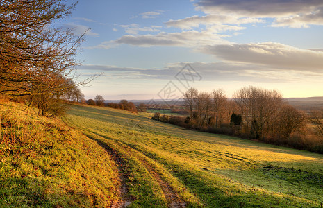 上午风景 英格兰背景图片