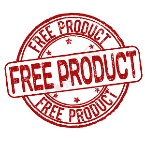 写免费素材免费产品邮票圆形红色商业插图烙印标签墨水橡皮插画