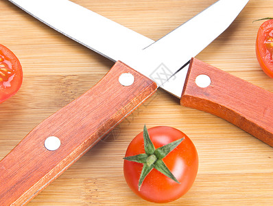 十字厨房刀蔬菜用具背景图片