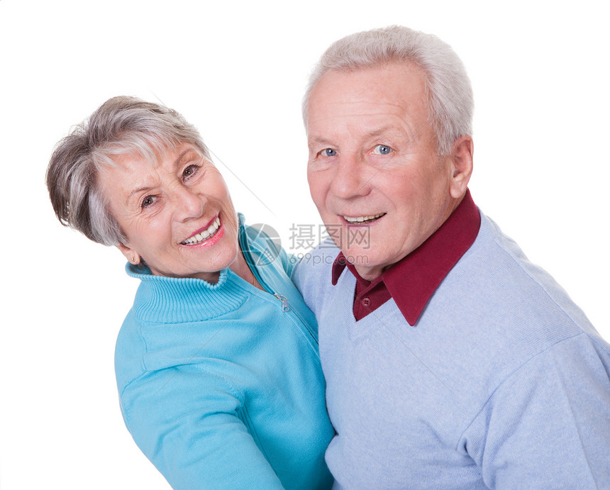 高龄夫妇舞蹈肖像女性退休夫妻微笑妻子表演快乐舞厅男性伙伴图片