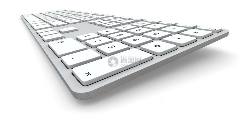 计算机键盘控制白色办公室外设硬件插图钥匙电脑技术电子产品图片