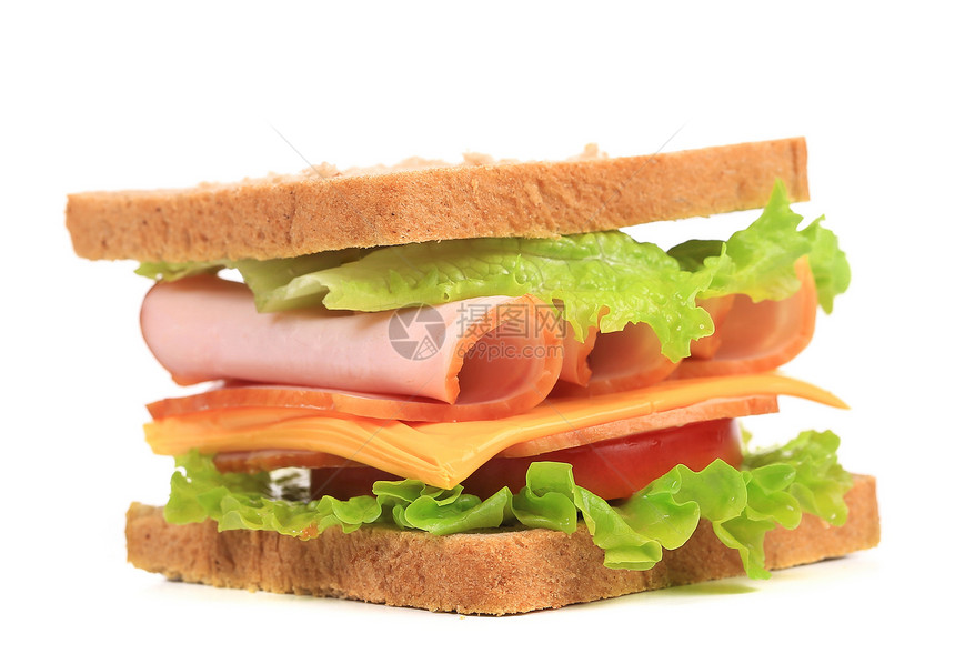 新鲜吐司三明治黄瓜美食小吃洋葱午餐胸部早餐火腿包子小麦图片