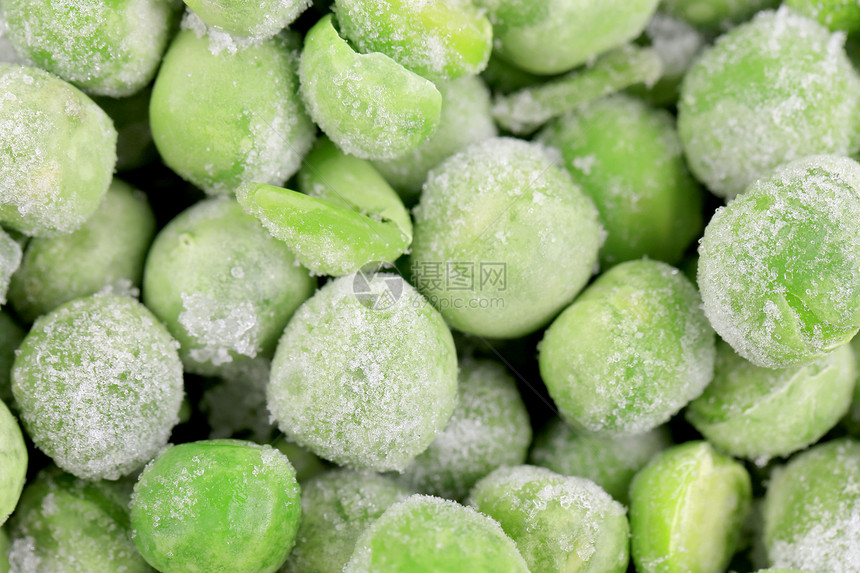 冷冻的青豆附近市场白色绿色蔬菜小吃营养养分美食食物烹饪图片