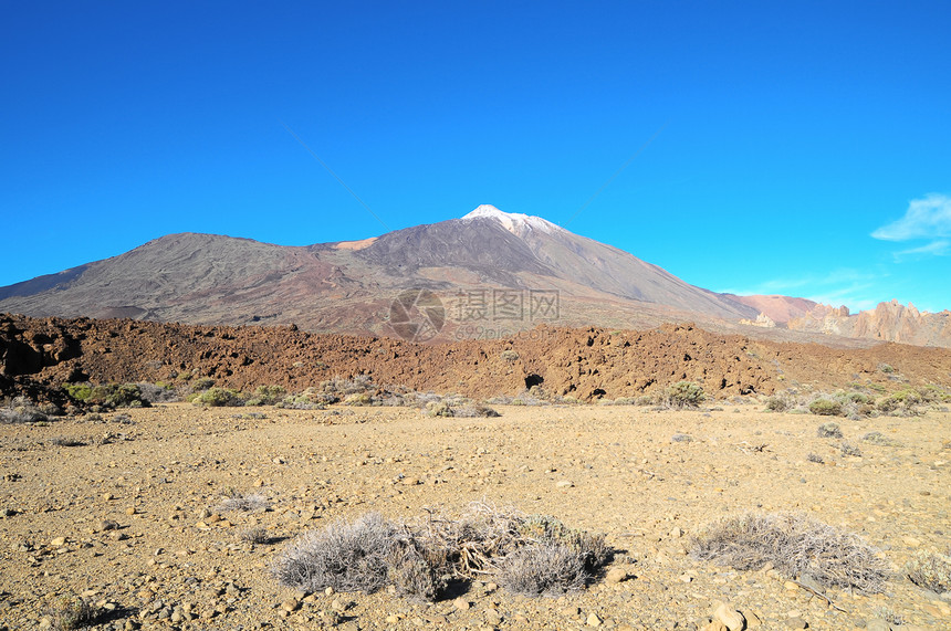 沙漠景观全景荒野地平线旅行峡谷火山岩石干旱土地图片