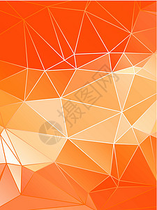 抽象背景插图海报橙子马赛克技术墙纸艺术活力背景图片