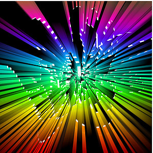 抽象背景 矢量流动彩虹坡度运动条纹插图光谱射线速度背景图片