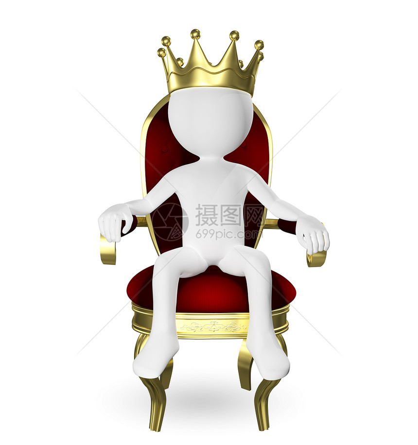 男人在宝座上富豪命令金子力量手指皇帝王座皇家椅子国王图片
