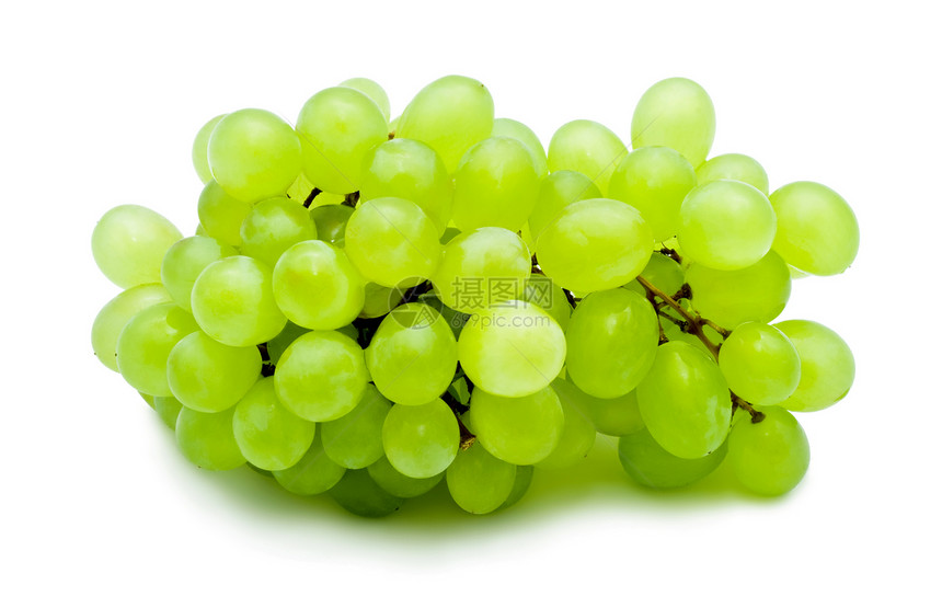 葡萄绿色浆果藤蔓食物酒厂收成营养白色甜点水果图片