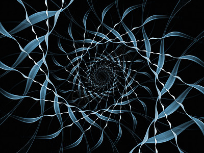 孤立的螺旋元素黑色几何学蓝色数学设计背景图片