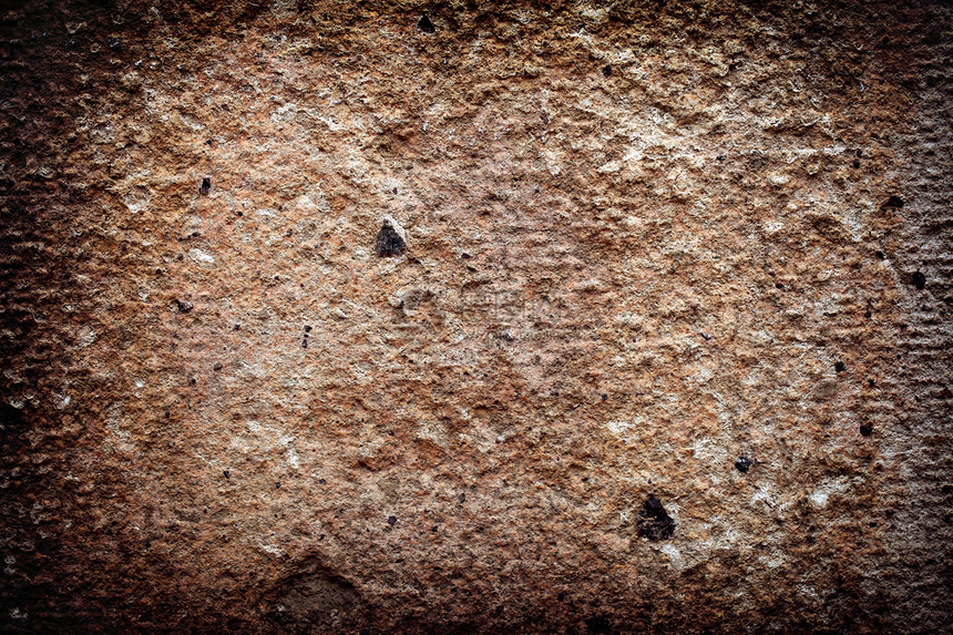 肮脏的长墙建筑材料水泥石头蓝色墙纸艺术边界裂缝插图图片