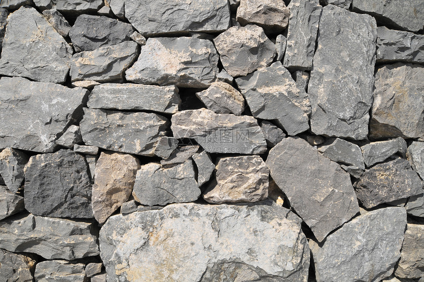 灰岩古城墙宏观花岗岩大理石石头灰色鹅卵石水泥纹理风化材料图片