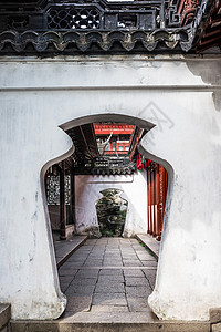 上海中国诸川花园文化目的地外观建筑学旅行地方花园地标背景图片