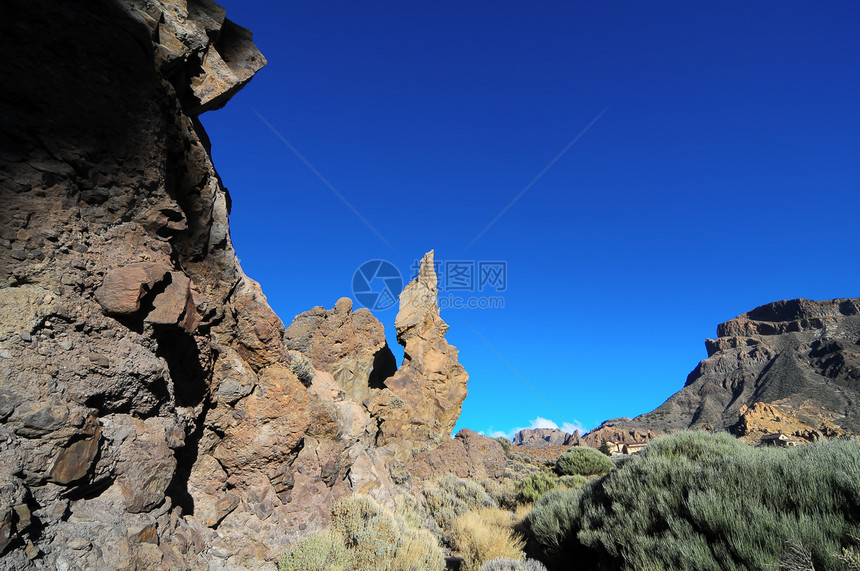 沙漠景观旅行峡谷全景岩石土地干旱荒野地平线图片