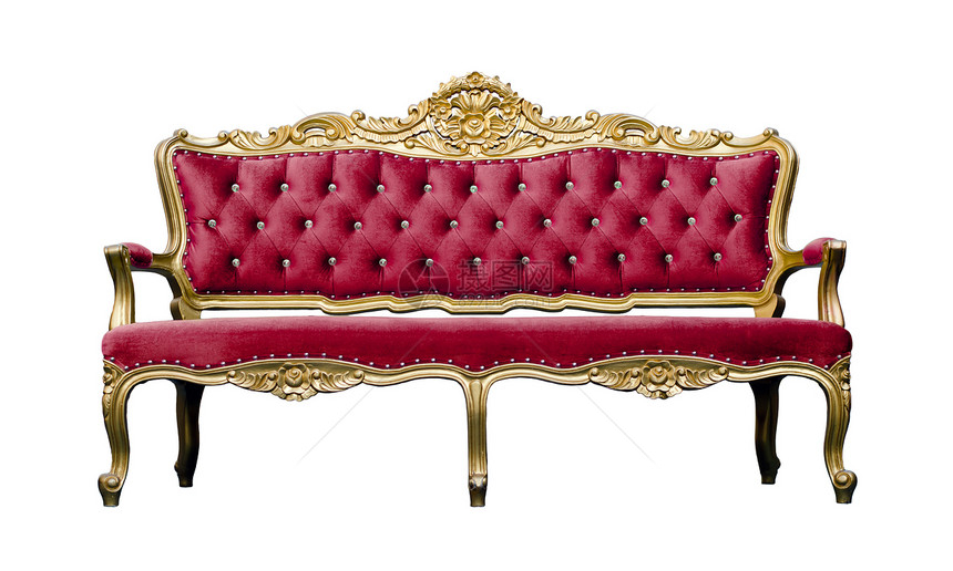 古老奢华豪华红色沙发红沙发图片
