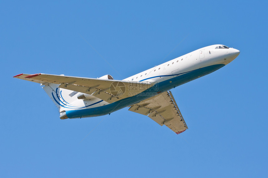 飞机空气喷射乘客航班照片蓝色旅行客机白色航空图片
