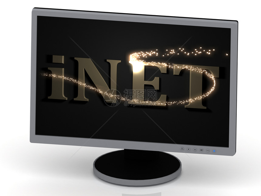iNET 从金属字母显示器上输入图片
