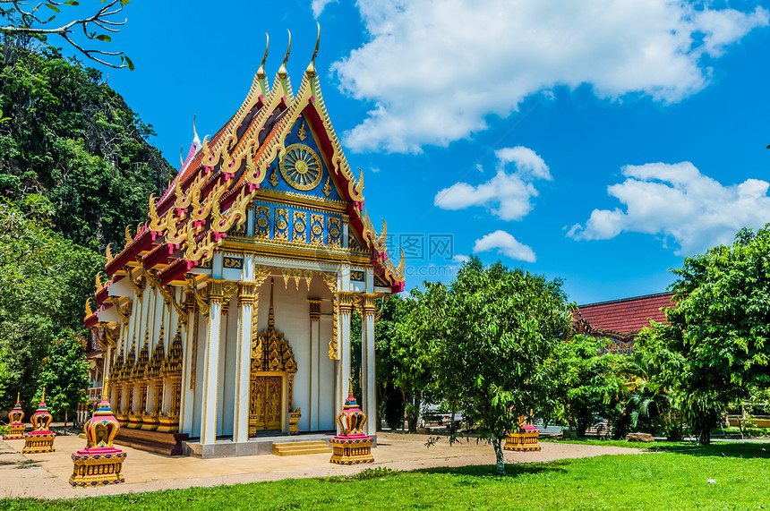 泰国苏万库哈寺庙建筑地方地标目的地旅行外观寺庙宗教佛教徒建筑学图片