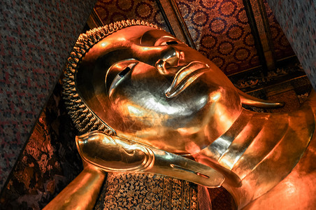 佛像金像 Wat Pho 泰国曼谷高清图片