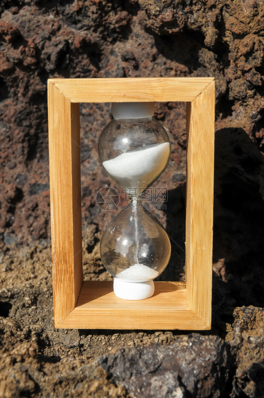 时间概念小时玻璃观念沙漏手表图片