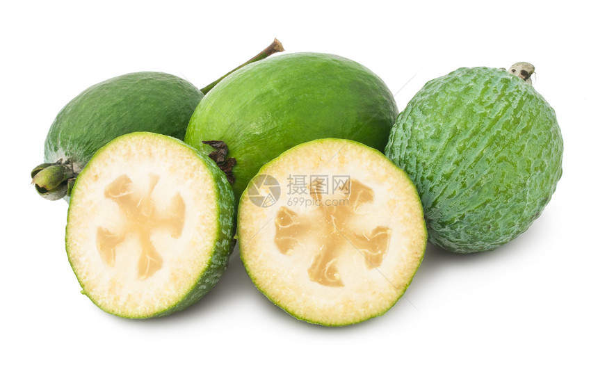 Feijoa 水果食物味道绿色白色热带情调美食芳香异国图片