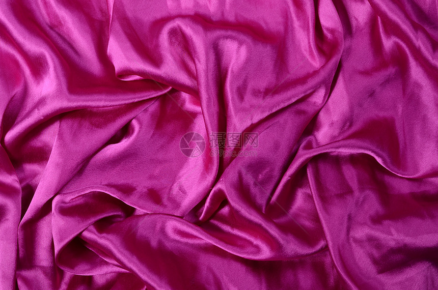 粉色缝纫丝绸奢华材料紫色布料织物图片