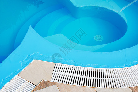 游泳池水池蓝色温泉背景图片