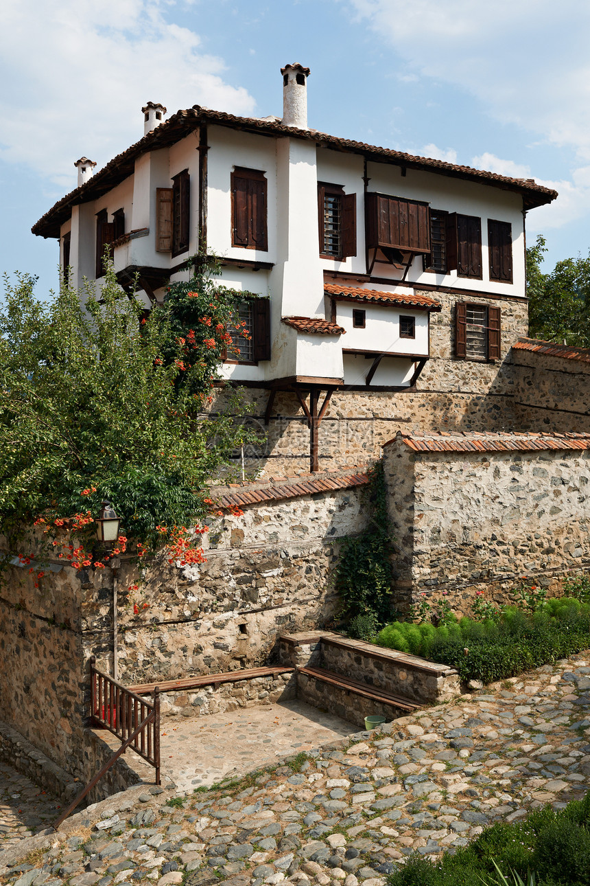 保加利亚兹拉托格勒的传统住房石头建筑学房子图片