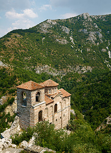 保加利亚 阿瑟诺瓦堡垒历史教会建筑学纪念碑高清图片