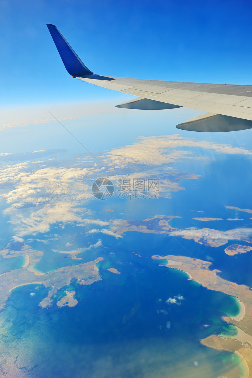 飞机机翼天空客机高度航班海景空气航空公司日落喷射太阳图片