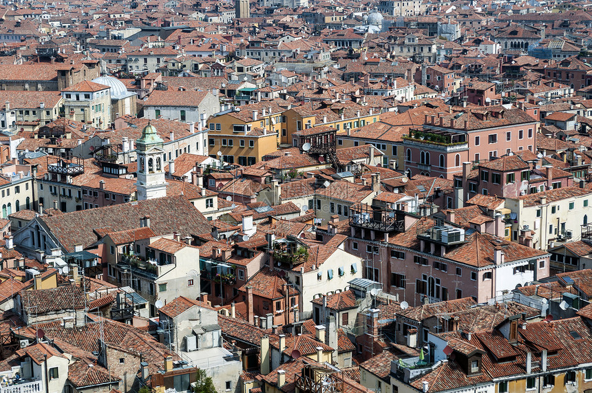 意大利威尼斯吸引力景观建筑城市天线房子旅游全景图片