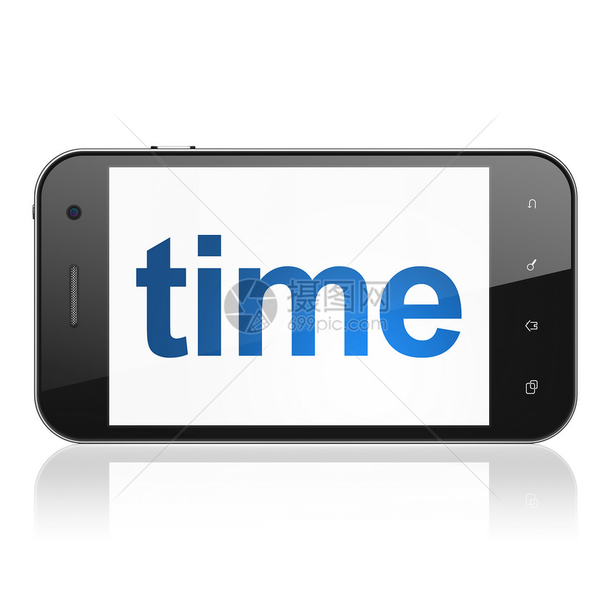 时间概念 智能手机时间图片