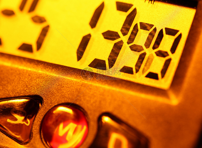 数字时钟手表跑表液晶电子产品时间码闹钟屏幕展示乐器工具图片